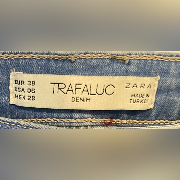 Zara Trafaluk Distressed Denim Skinny Jeans - Picture 3 of 3